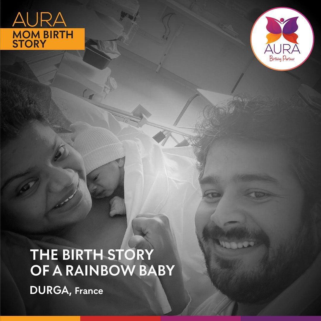 Durga sharing her struggle, two miscarriages, and the joy of becoming a mother.